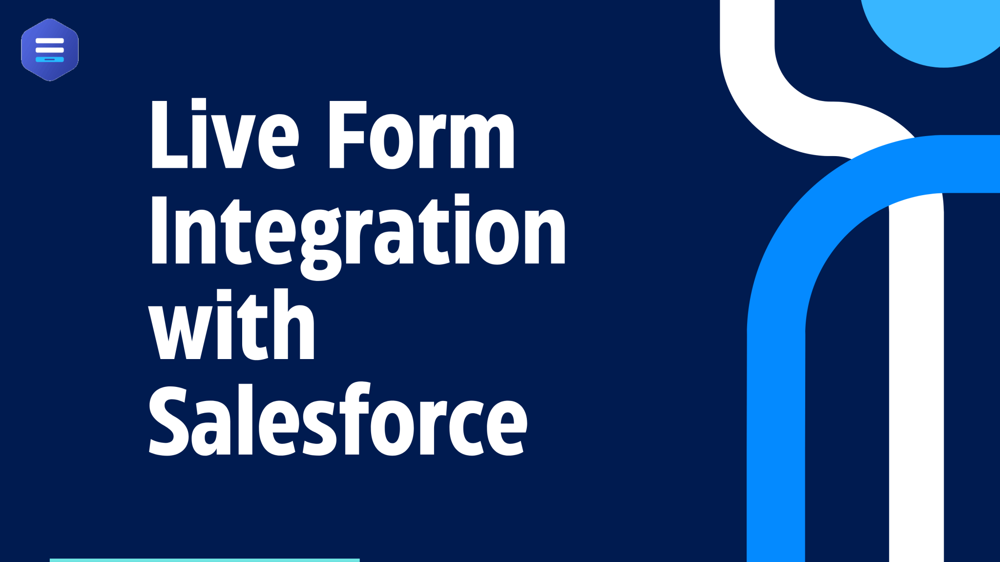 Live form integration with salesforce live forms