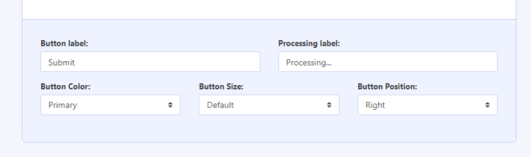 customize submission button